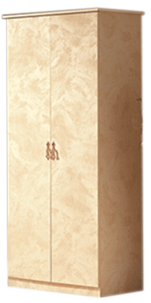 Barocco Ivory 2 Door Wardrobe - i24009 - Gate Furniture