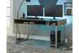 Barolli Gunmetal Gaming Desk - H700-26 - Gate Furniture