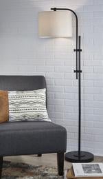 Baronvale Black Floor Lamp - Gate FurnitureFloor Lamps
