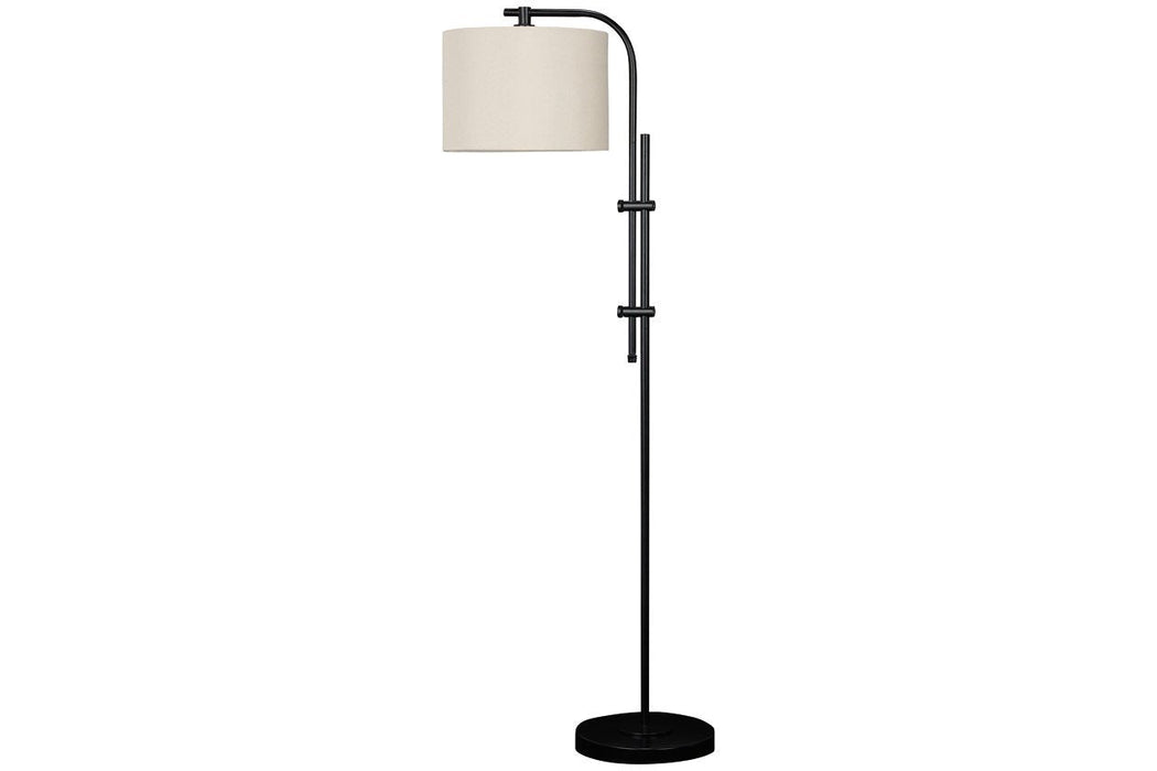 Baronvale Black Floor Lamp - L206041 - Gate Furniture