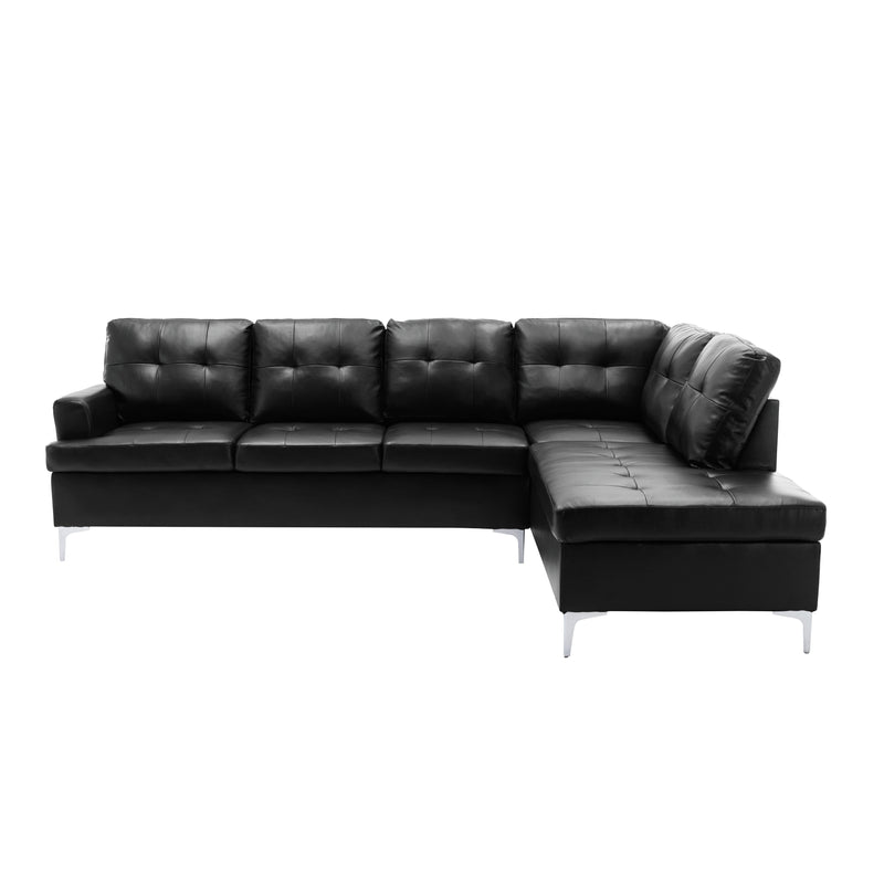 Barrington New Black RAF Sectional - Gate FurnitureSectional
