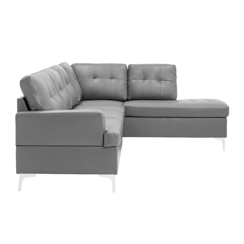 Barrington New Gray RAF Sectional - Gate FurnitureSectional
