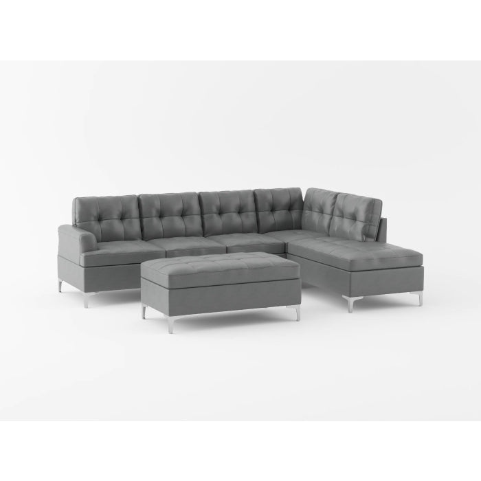 Barrington New Gray RAF Sectional - Gate FurnitureSectional