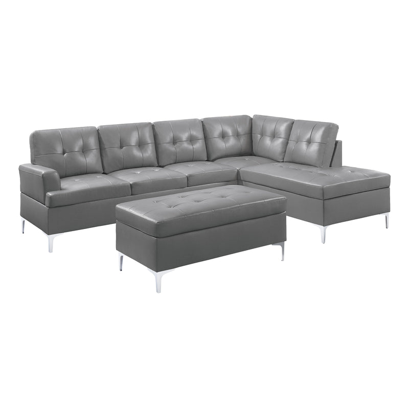 Barrington New Gray RAF Sectional - Gate FurnitureSectional