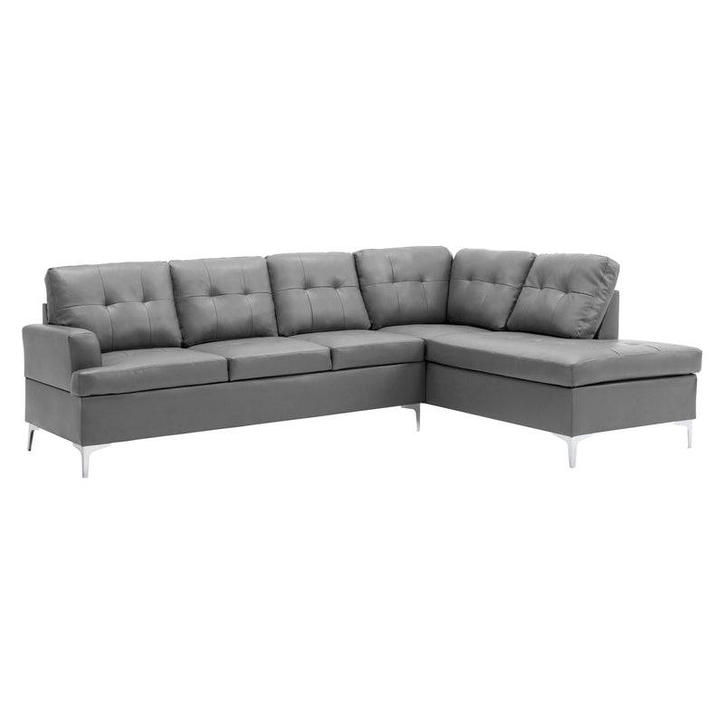 Barrington New Gray RAF Sectional - Gate FurnitureSectional