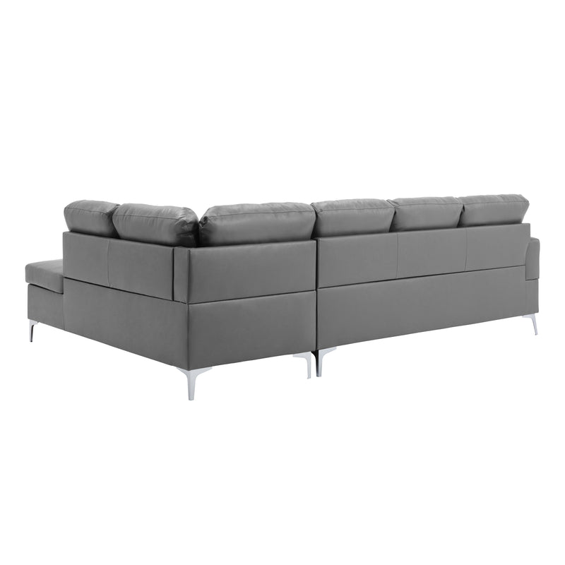 Barrington New Gray RAF Sectional - Gate FurnitureSectional