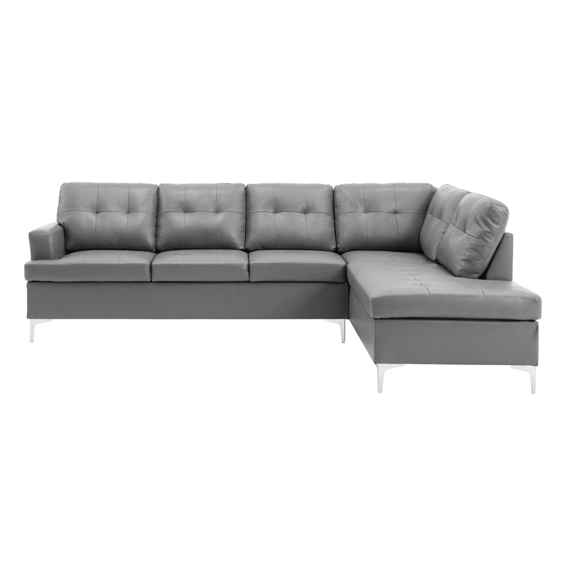 Barrington New Gray RAF Sectional - Gate FurnitureSectional