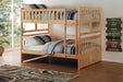 Bartly Pine Full/Full Bunk Bed | B2043 - Gate Furniture