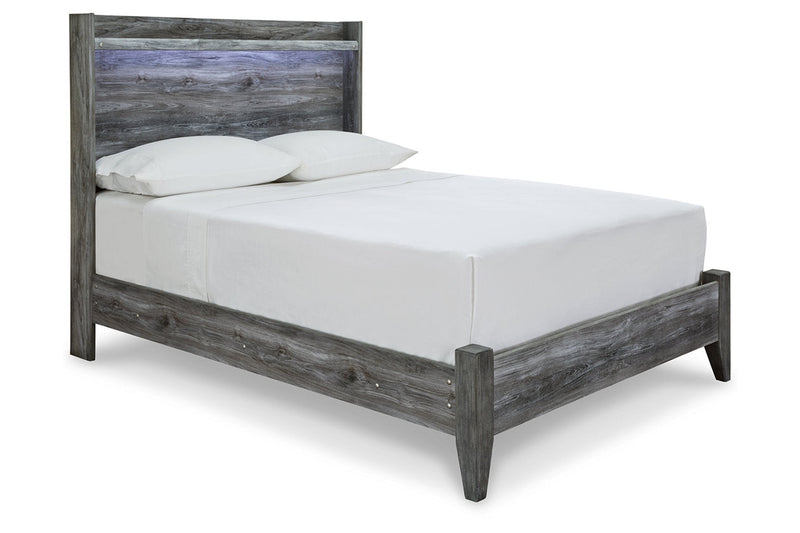 Baystorm Gray Full Panel Bed - Gate FurnitureFull Bed