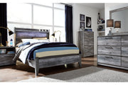 Baystorm Gray Full Panel Bed - Gate FurnitureFull Bed
