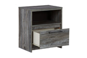 Baystorm Gray Nightstand - Gate FurnitureNightstand