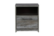 Baystorm Gray Nightstand - Gate FurnitureNightstand