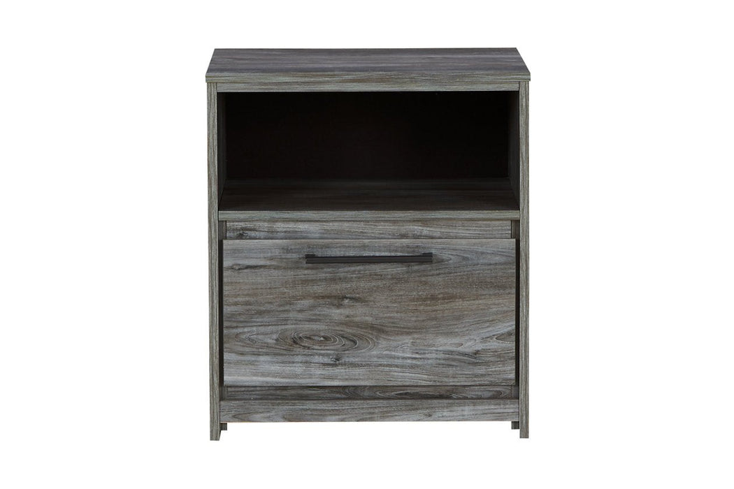 Baystorm Gray Nightstand - Gate FurnitureNightstand