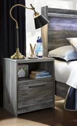 Baystorm Gray Nightstand - Gate FurnitureNightstand