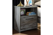 Baystorm Gray Nightstand - Gate FurnitureNightstand