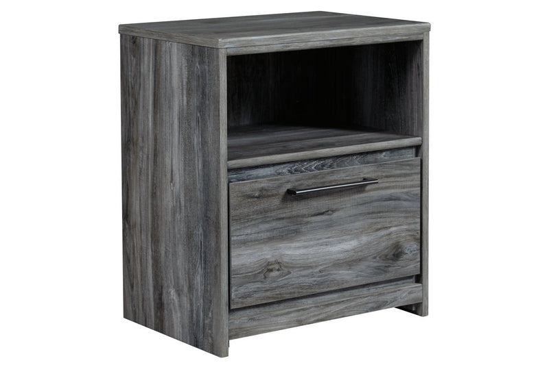 Baystorm Gray Nightstand - Gate FurnitureNightstand
