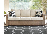 Beachcroft Beige Sofa with Cushion - Gate FurnitureSofa