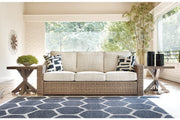 Beachcroft Beige Sofa with Cushion - Gate FurnitureSofa
