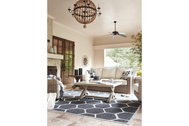 Beachcroft Beige Sofa with Cushion - Gate FurnitureSofa