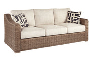 Beachcroft Beige Sofa with Cushion - Gate FurnitureSofa