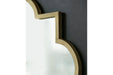 Beaumour Champagne Accent Mirror - A8010231 - Gate Furniture