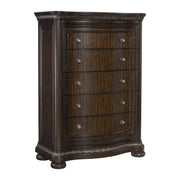 Beddington Dark Cherry Upholstered Panel Bedroom Set - Gate FurnitureBedroom Set