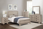Beechnut Light Elm Panel Bedroom Set - Gate FurnitureBedroom Set