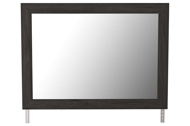 Belachime Black Bedroom Mirror - Gate FurnitureMirror