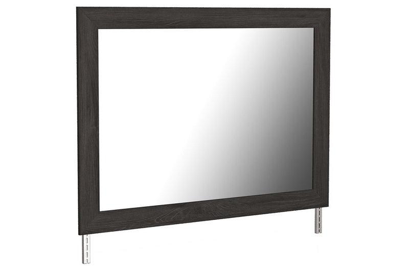 Belachime Black Bedroom Mirror - Gate FurnitureMirror