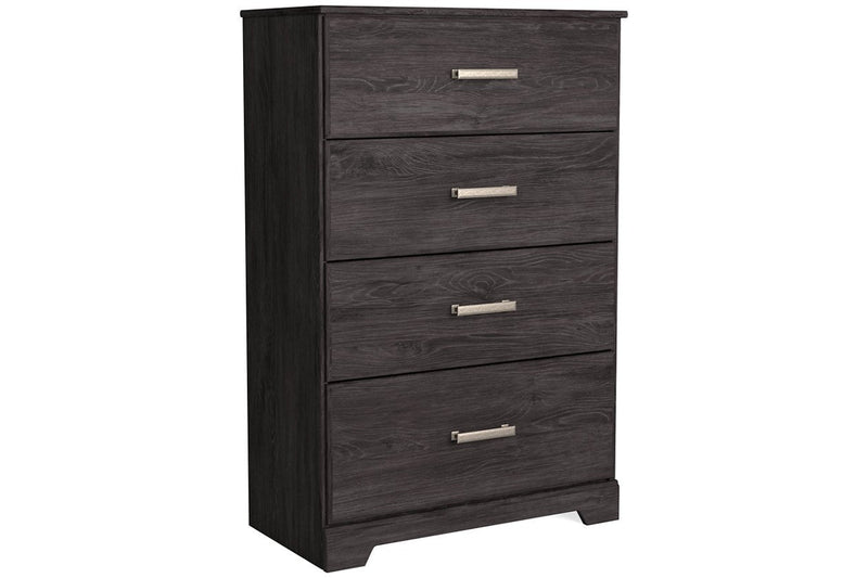 Belachime Black Chest of Drawers - Gate FurnitureChest
