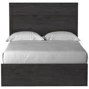 Belachime Black Full Panel Bed - Gate FurnitureFull Bed