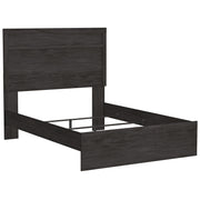Belachime Black Full Panel Bed - Gate FurnitureFull Bed