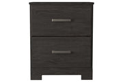 Belachime Black Nightstand - Gate FurnitureNightstand