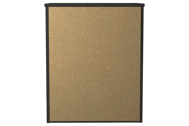 Belachime Black Nightstand - Gate FurnitureNightstand