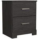 Belachime Black Nightstand - Gate FurnitureNightstand