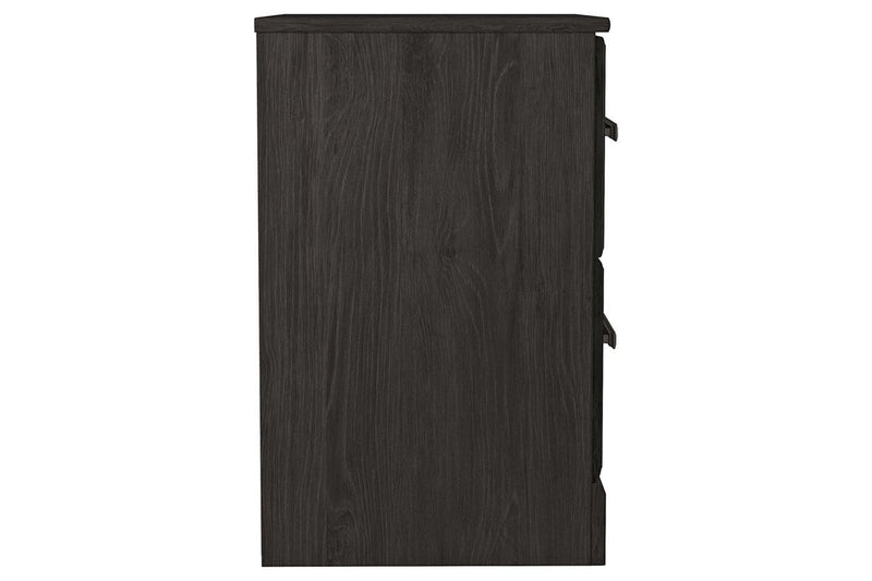 Belachime Black Nightstand - Gate FurnitureNightstand