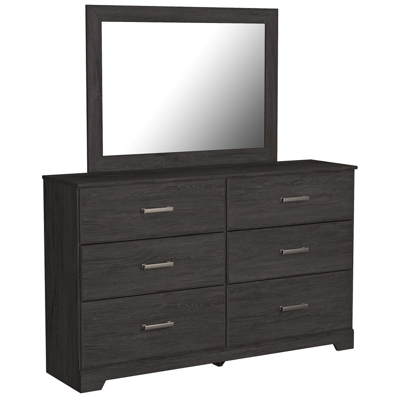 Belachime Black Panel Bedroom Set - Gate FurnitureBedroom Set