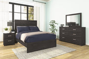 Belachime Black Panel Youth Bedroom Set - Gate FurnitureYouth Bedroom Set