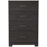 Belachime Black Panel Youth Bedroom Set - Gate FurnitureYouth Bedroom Set