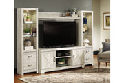Bellaby Whitewash 4 - Piece Entertainment Center - Gate FurnitureEntertainment Center