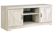 Bellaby Whitewash 63" TV Stand - Gate FurnitureEntertainment Center