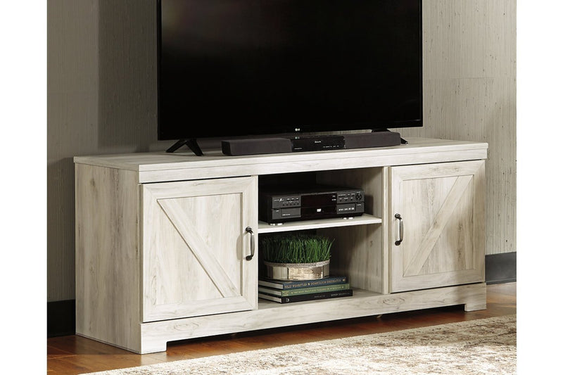 Bellaby Whitewash 63" TV Stand - Gate FurnitureEntertainment Center