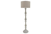 Bernadate Whitewash Floor Lamp - Gate FurnitureFloor Lamps