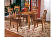 Berringer Rustic Brown Dining Drop Leaf Table - Gate FurnitureDining Table