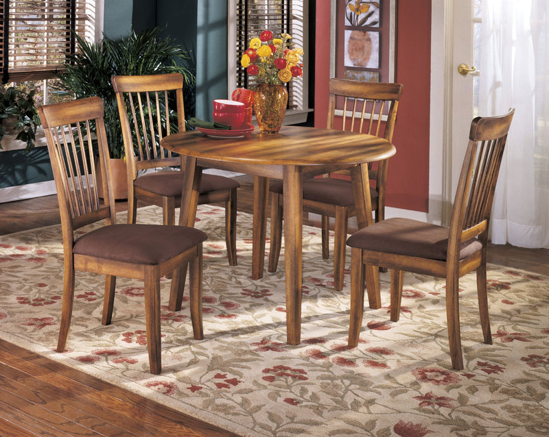 Berringer Rustic Brown Drop Leaf Dinette Set - Gate FurnitureDining Room Set