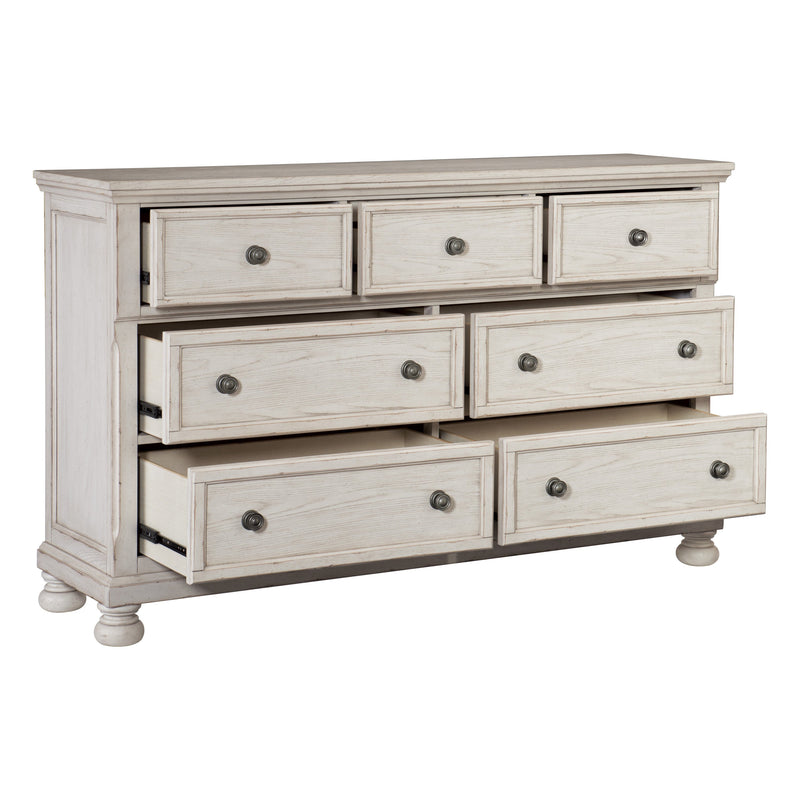 Bethel Wire Brushed White Sleigh Storage Platform Bedroom Set - Gate FurnitureBedroom Set