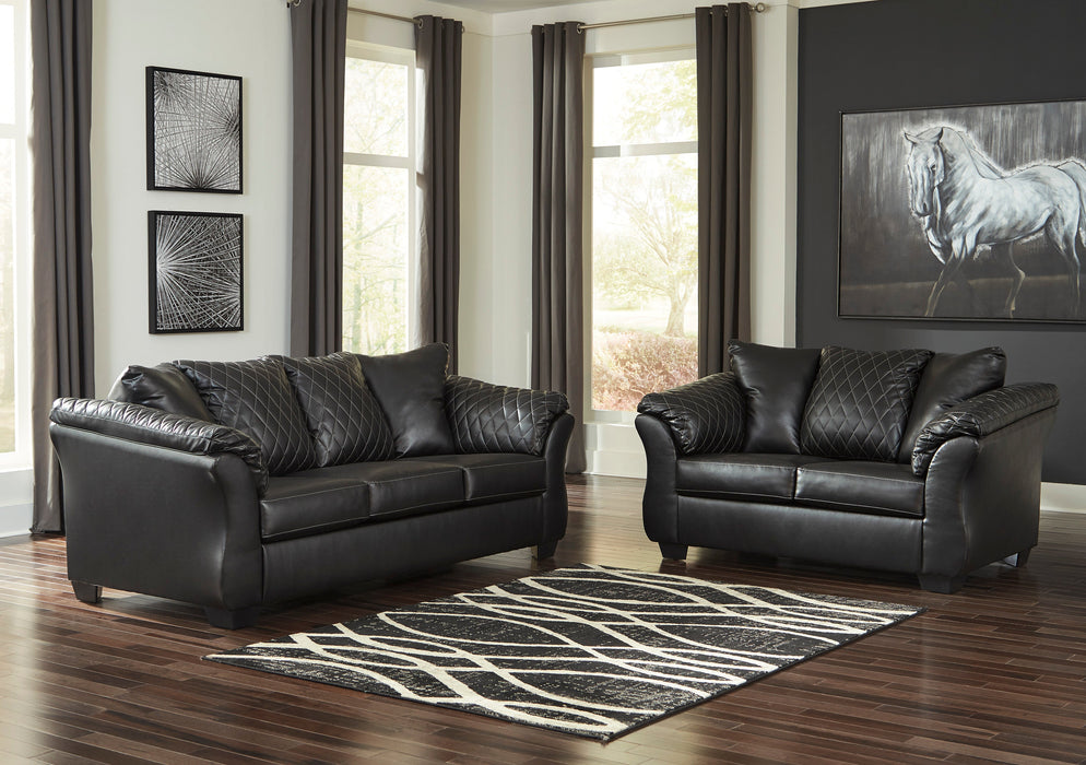 Betrillo Black Living Room Set - Gate Furniture