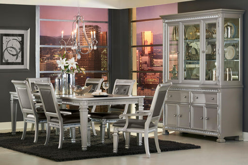 Bevelle Silver Extendable Dining Set - Gate FurnitureDining Room Set