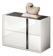 Bianca Marble Nightstand - i38458 - Gate Furniture