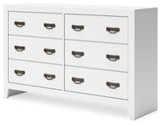 Binterglen White Dresser - B427-31